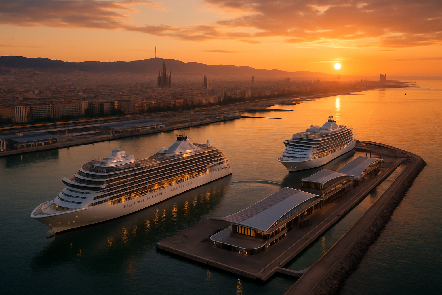 Barcelona Moves to Curb Cruise Crowds: Two Terminals to Close by 2030