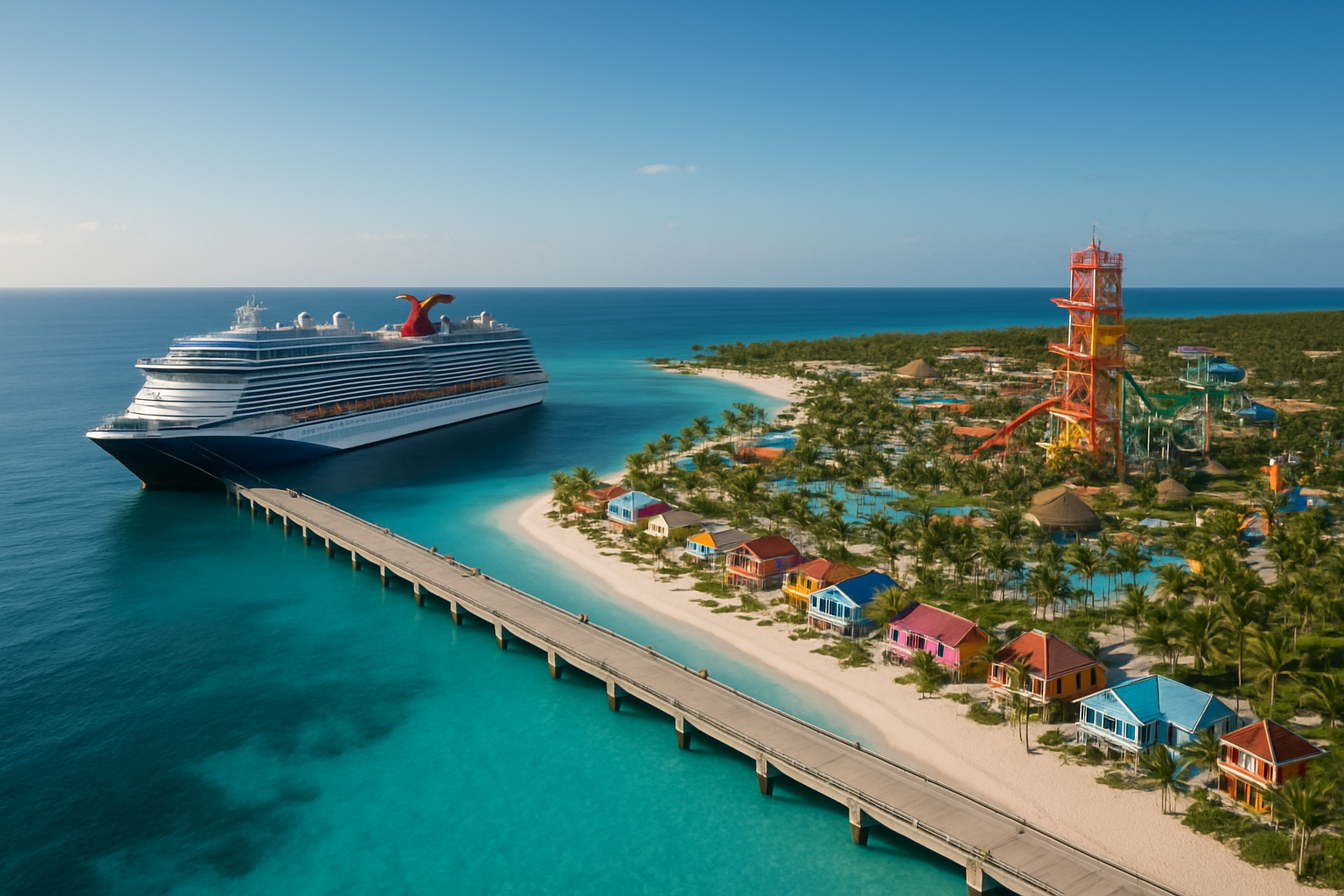Carnival’s $600 Million Celebration Key Welcomes Its First Cruisers