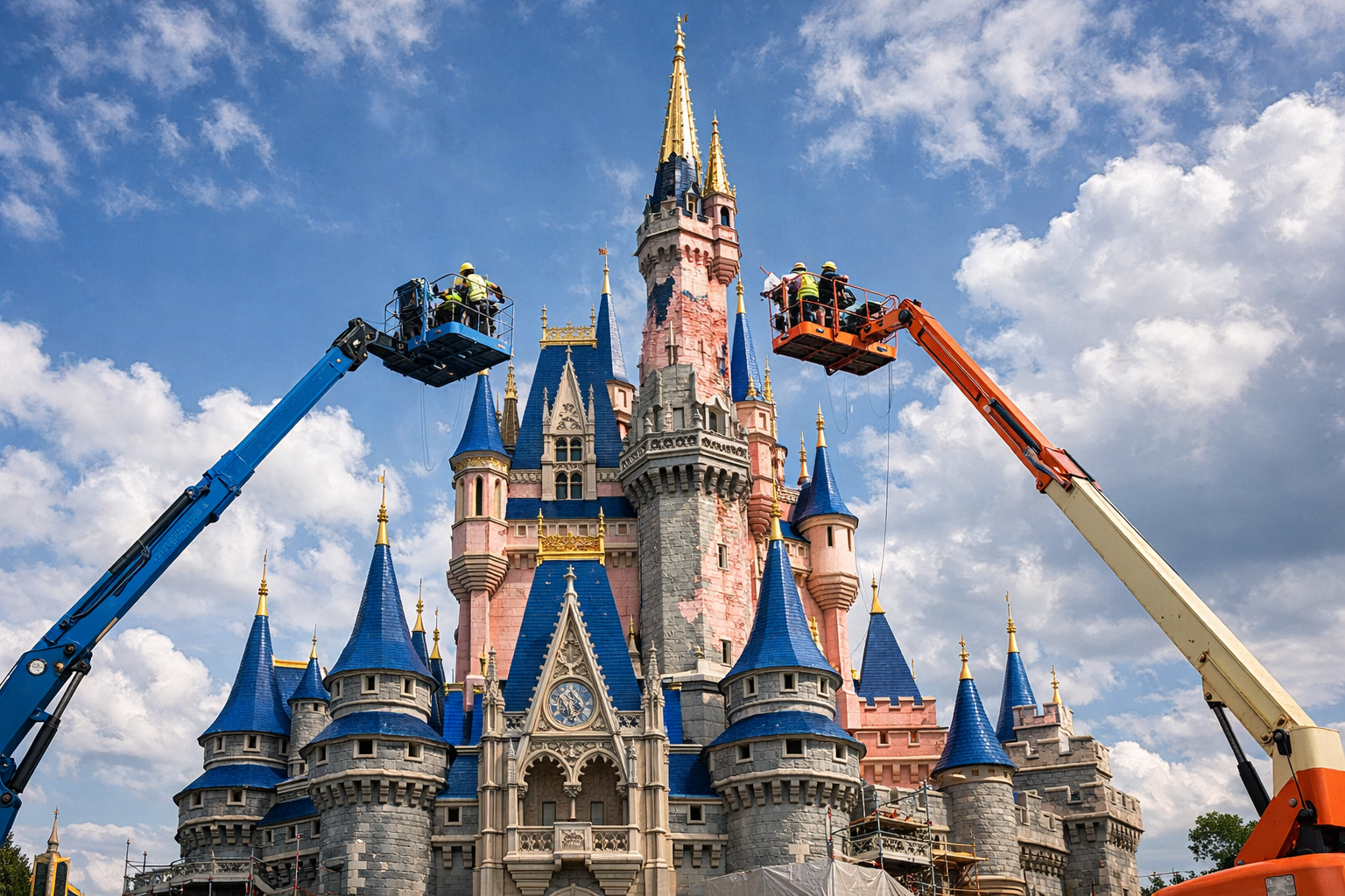 Disney Is Changing Cinderella Castle Right in Front of Guests—And the Transformation Is More Than Just a Paint Job