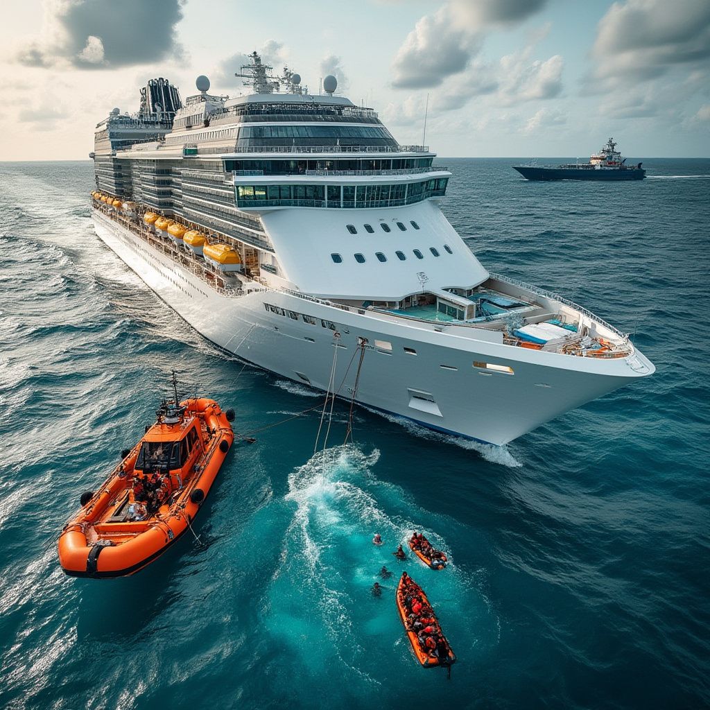 Cruise Ship Spots Raft, Pulls Dozen Aboard—What Happens Next