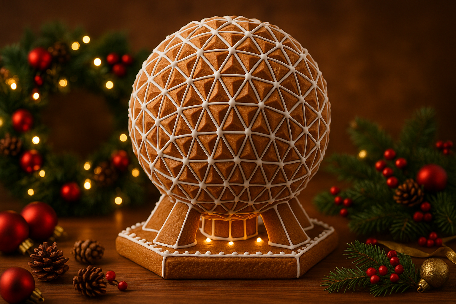 EPCOT Just Turned Its Most Iconic Landmark Into Gingerbread—And It Dances