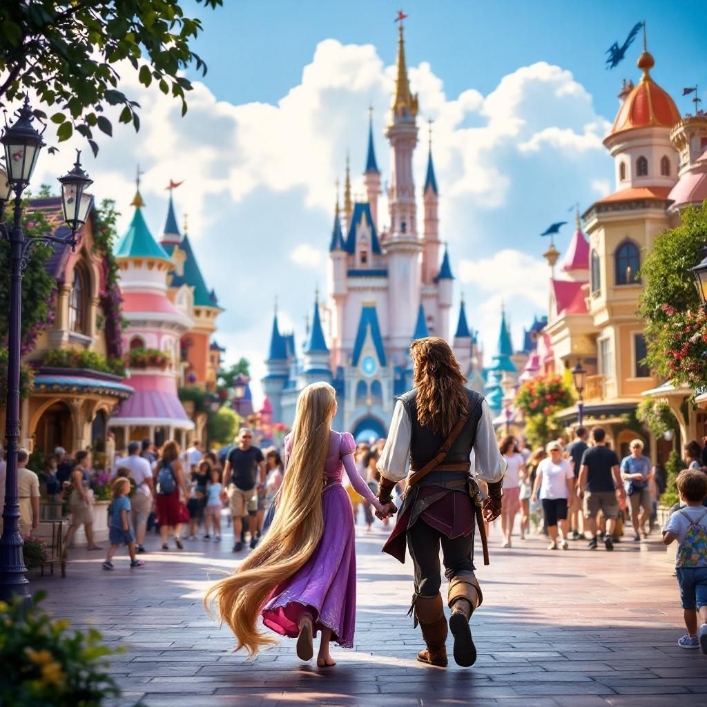 Flynn Rider Just Showed Up at Magic Kingdom—And Guests Are Racing to Meet Him